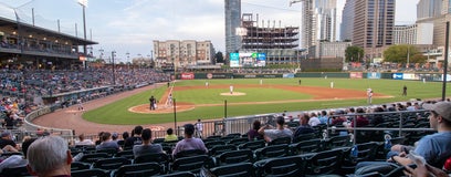 Seat view from Budweiser Home Plate Club