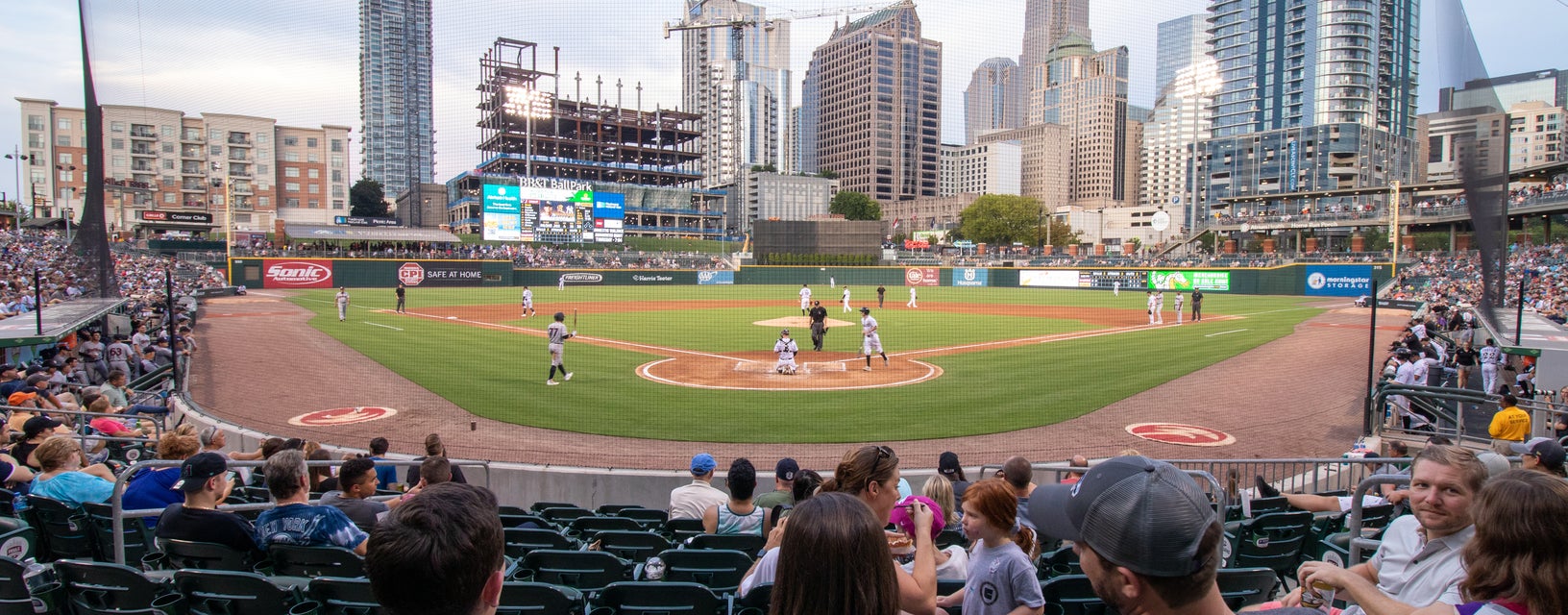 Seat view from Budweiser Home Plate Club
