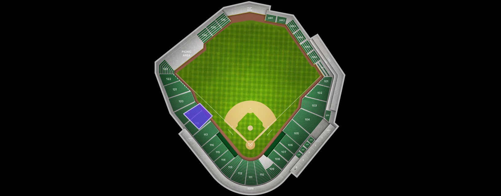 Seat view from Section