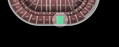 Seat view from Upper