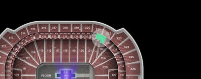 Seat view from Club