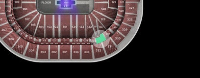 Seat view from Club