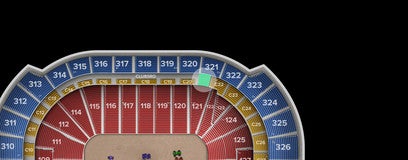 Seat view from Club