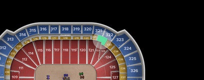 Seat view from Club