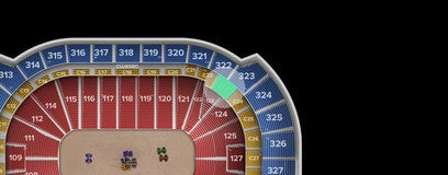 Seat view from Club