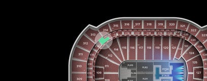 Seat view from