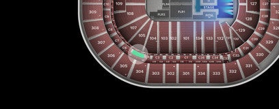 Seat view from