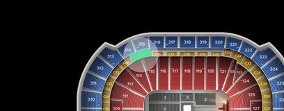 Seat view from Club