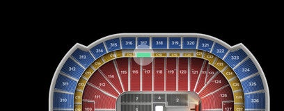 Seat view from Club