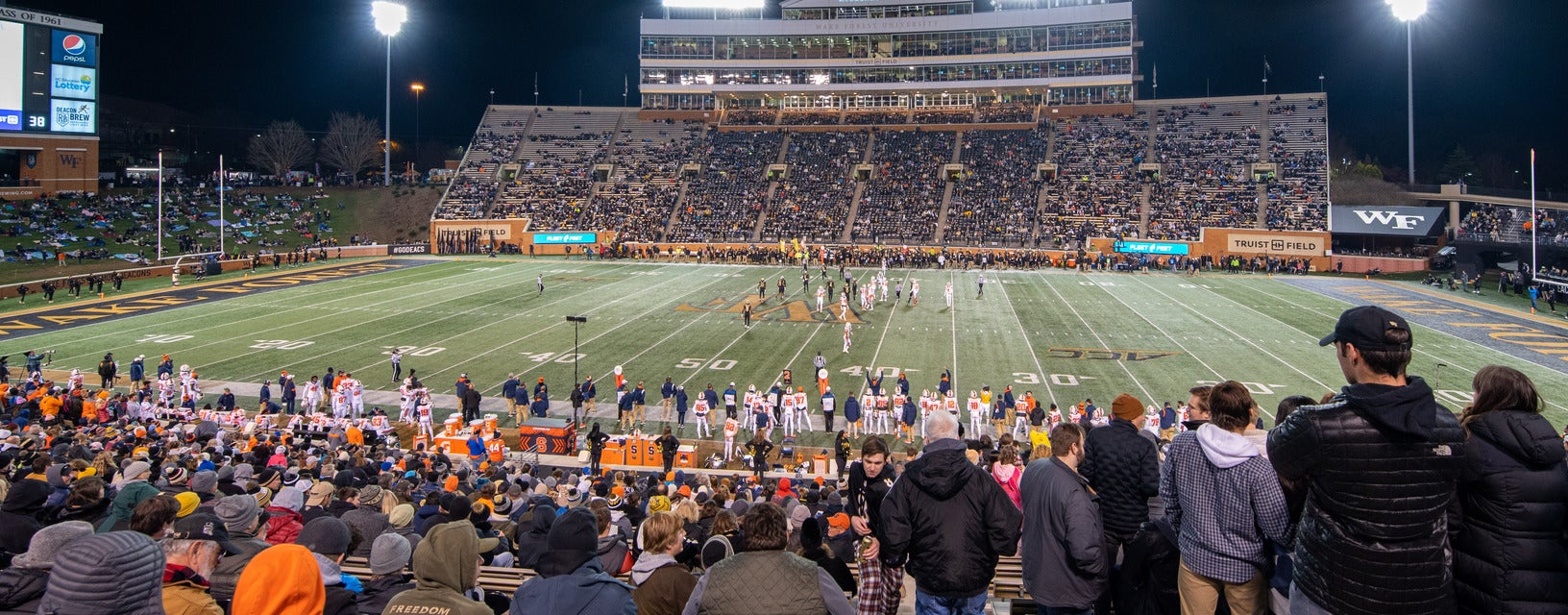 Seat view from Sideline