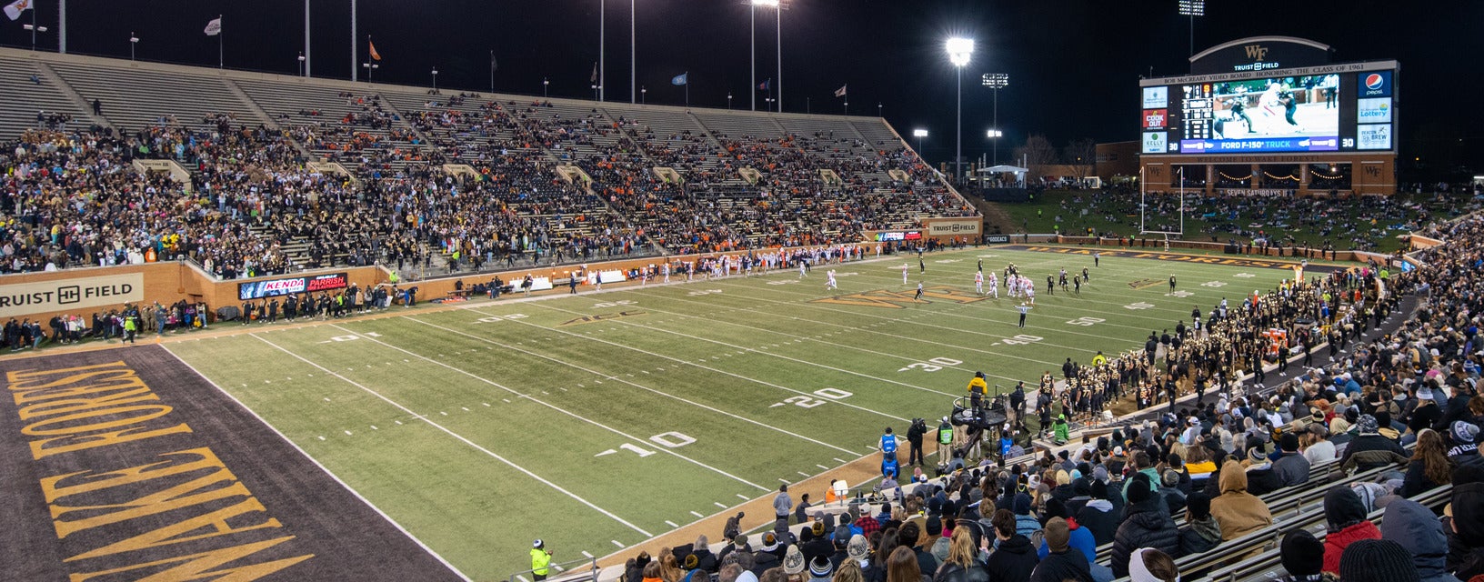 Seat view from Sideline