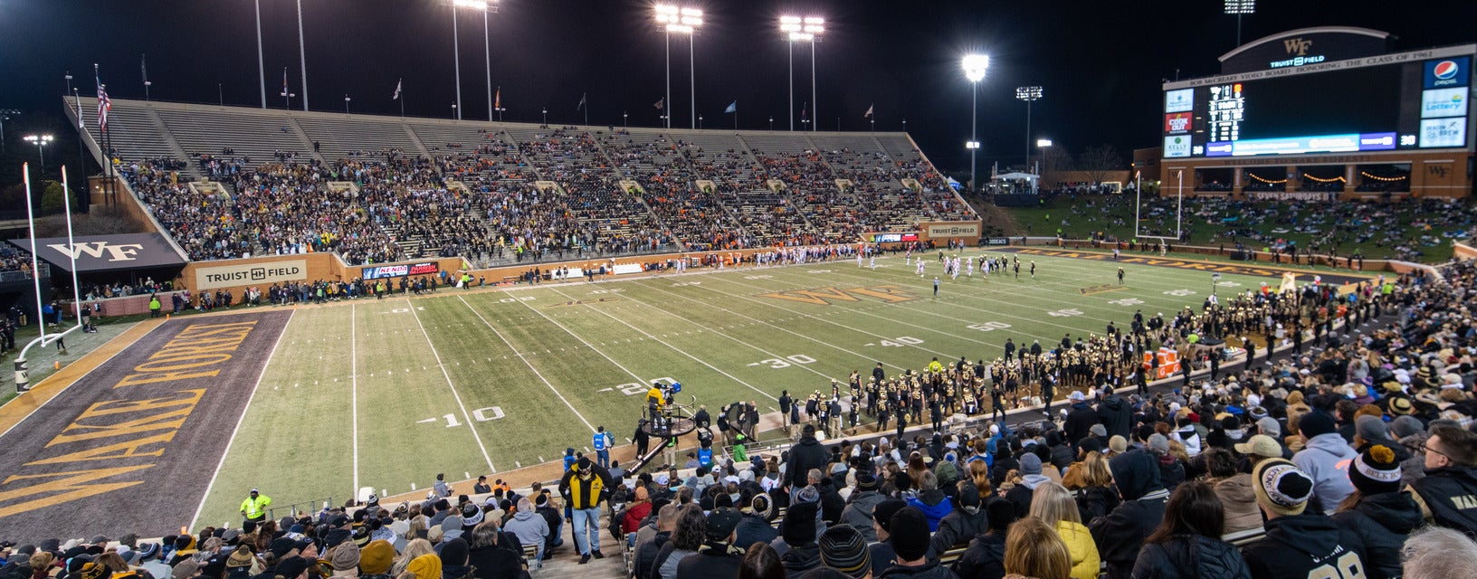 Seat view from Sideline