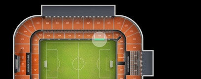 Seat view from Field Seating