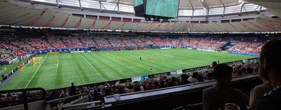 Seat view from Club