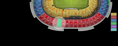 Seat view from Upper