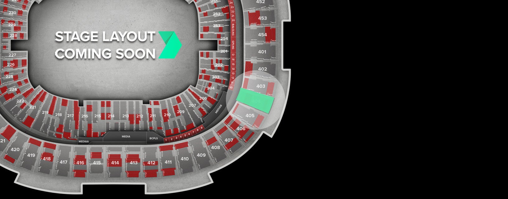 Seat view from Upper