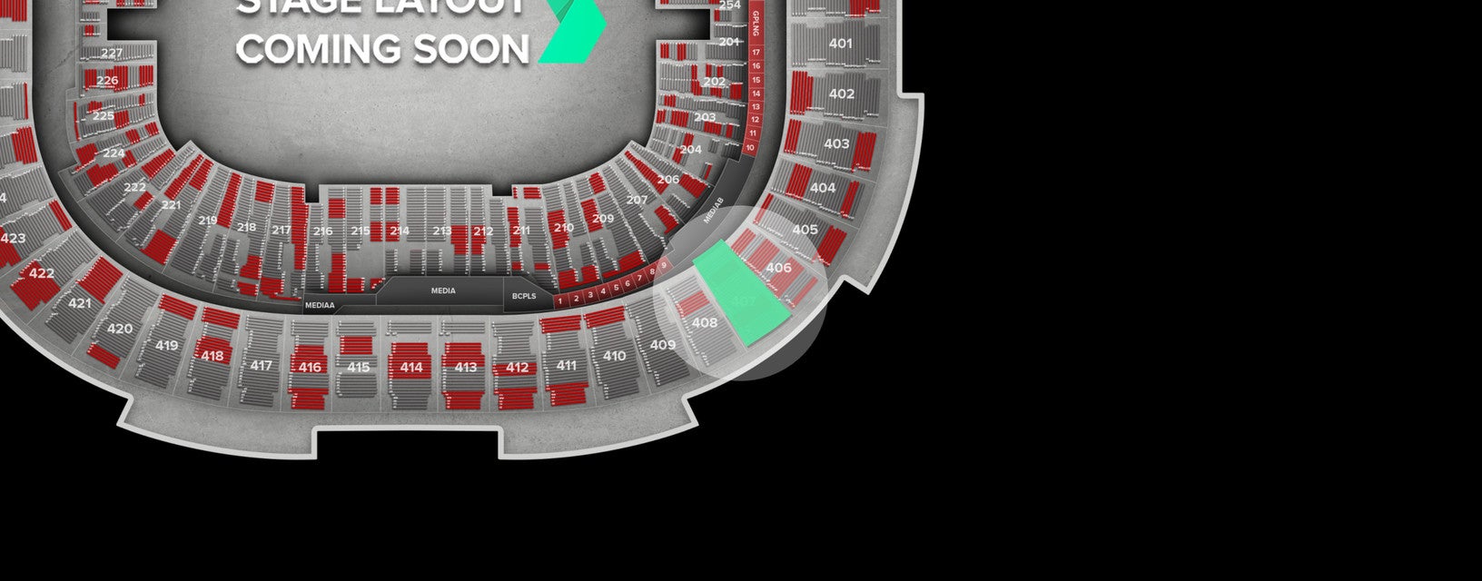 Seat view from Upper