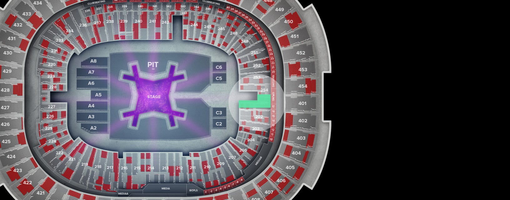 Seat view from Lower