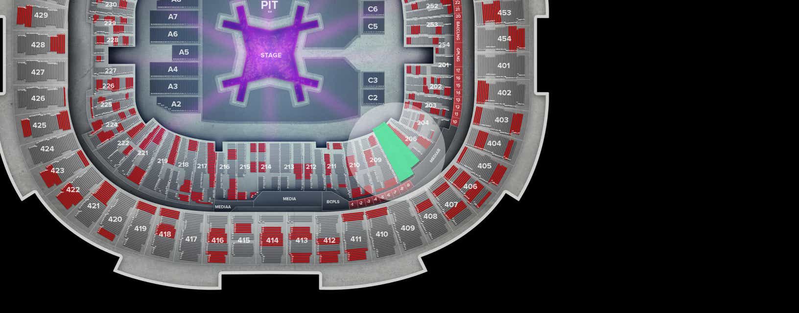 Seat view from Lower