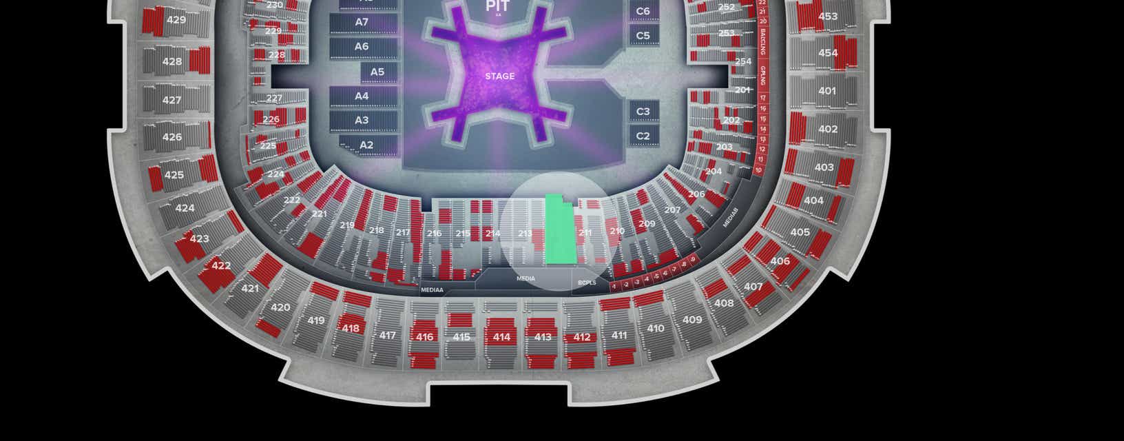 Seat view from Lower