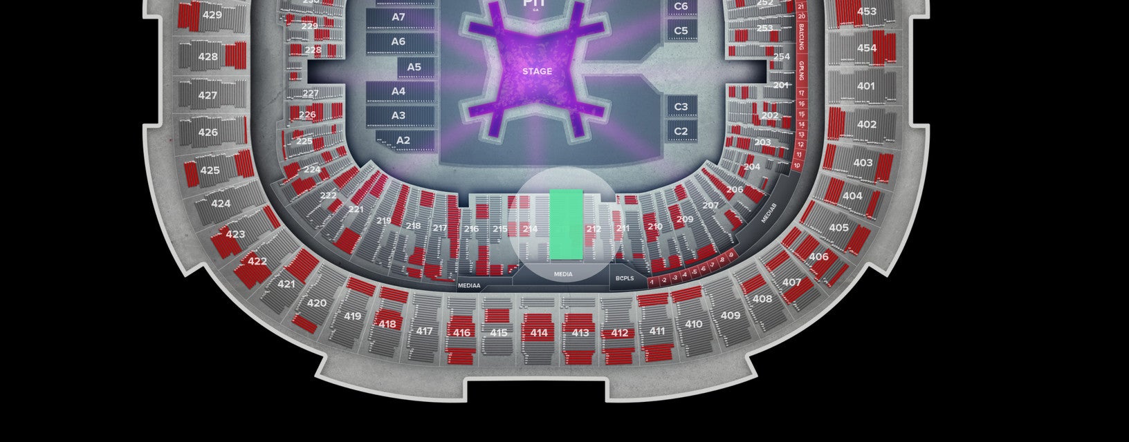 Seat view from Lower