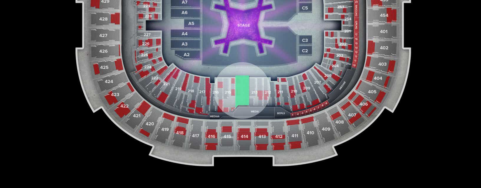 Seat view from Lower