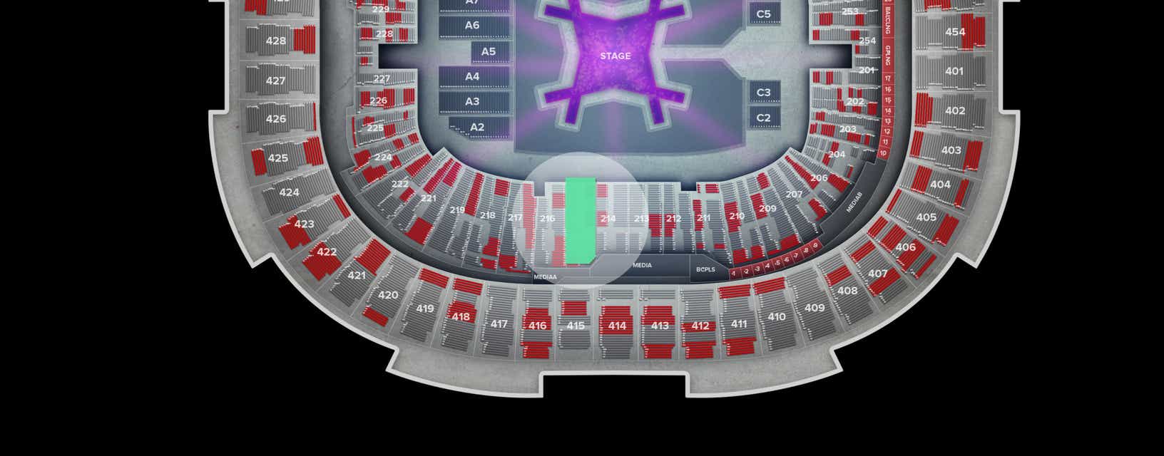 Seat view from Lower