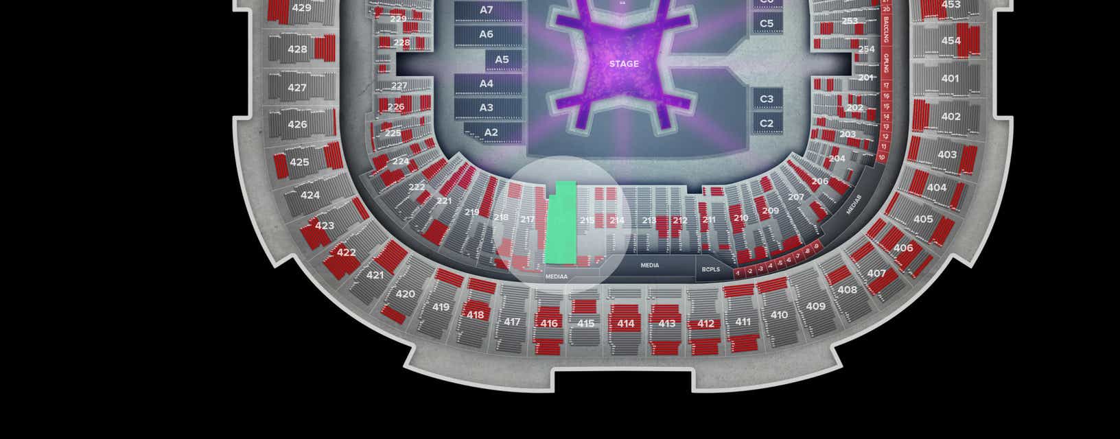 Seat view from Lower