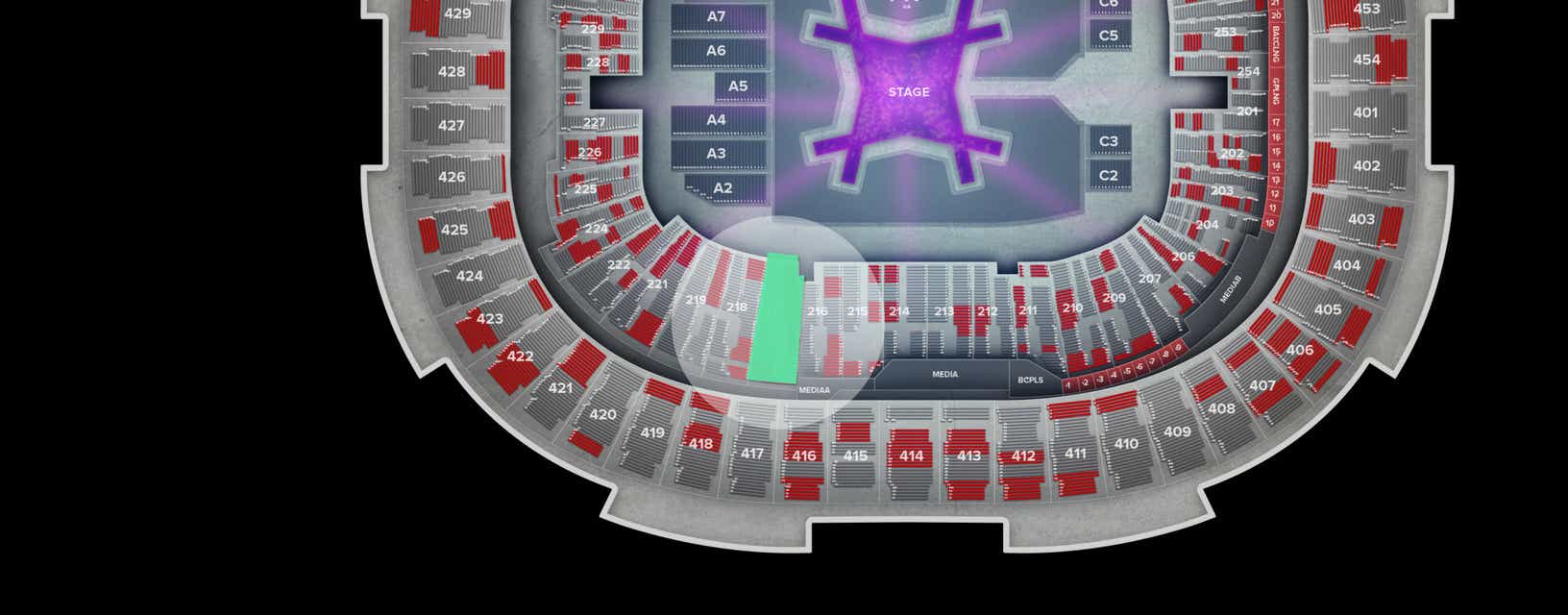 Seat view from Lower
