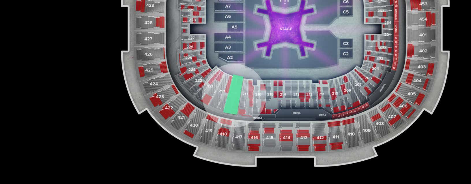 Seat view from Lower