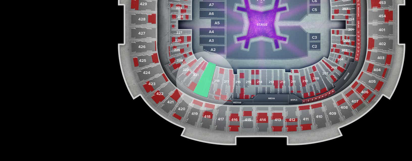 Seat view from Lower