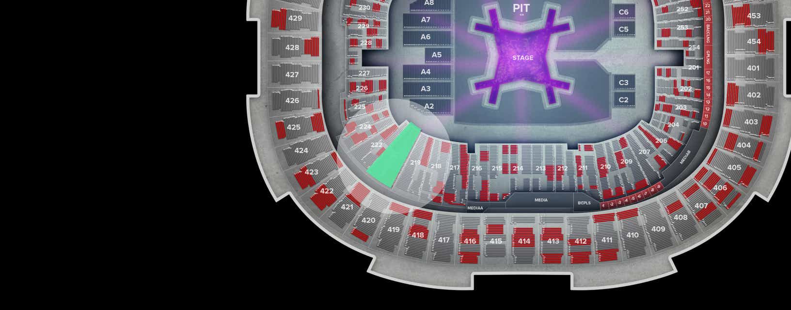 Seat view from Lower