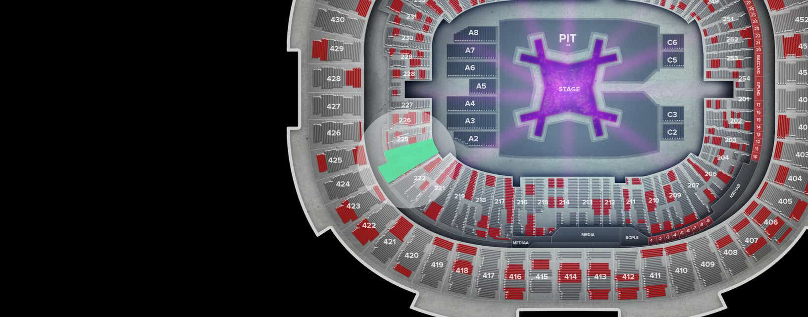 Seat view from Lower