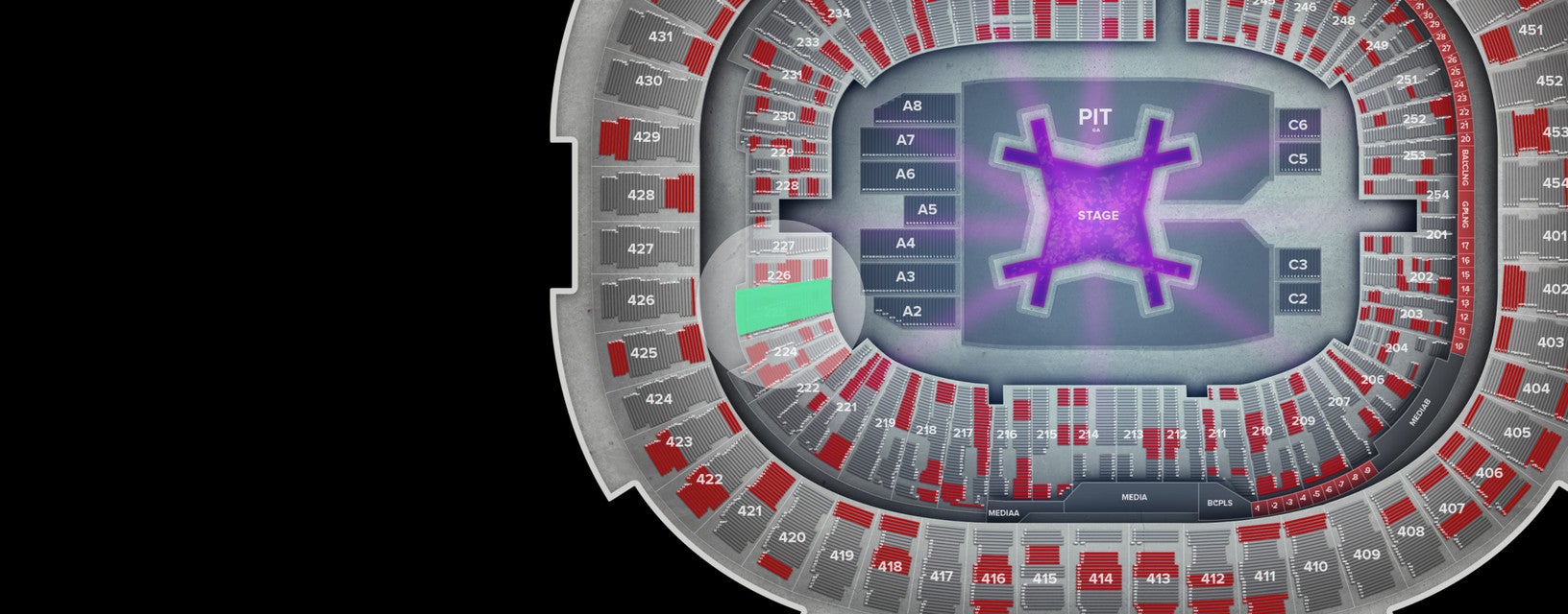 Seat view from Lower
