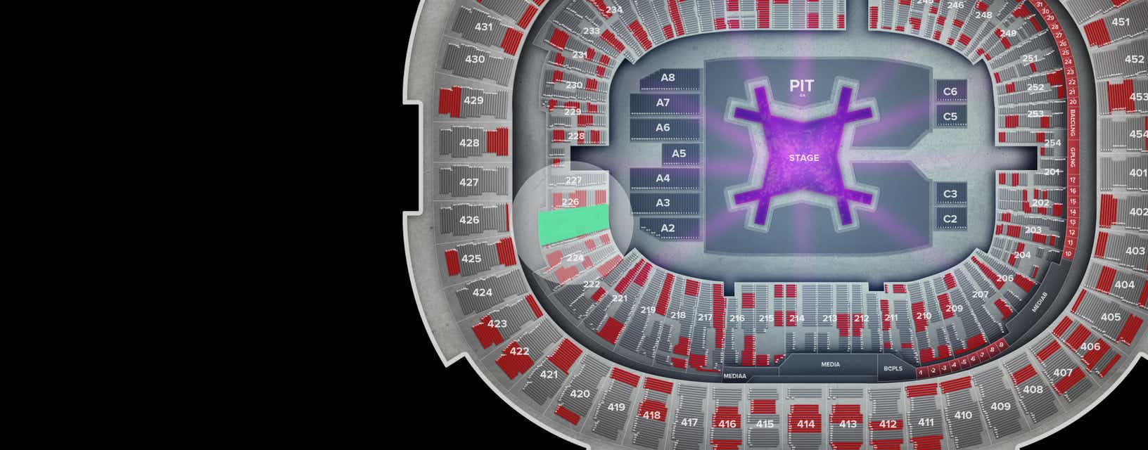 Seat view from Lower