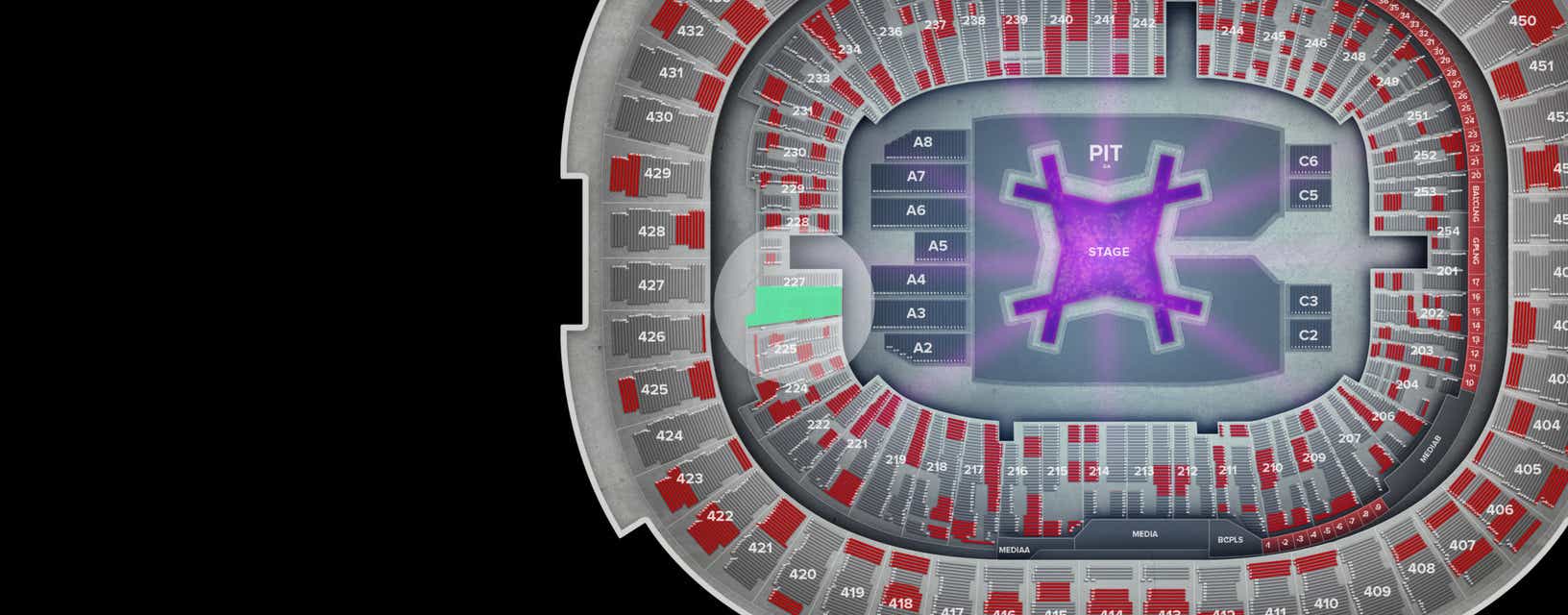 Seat view from Lower