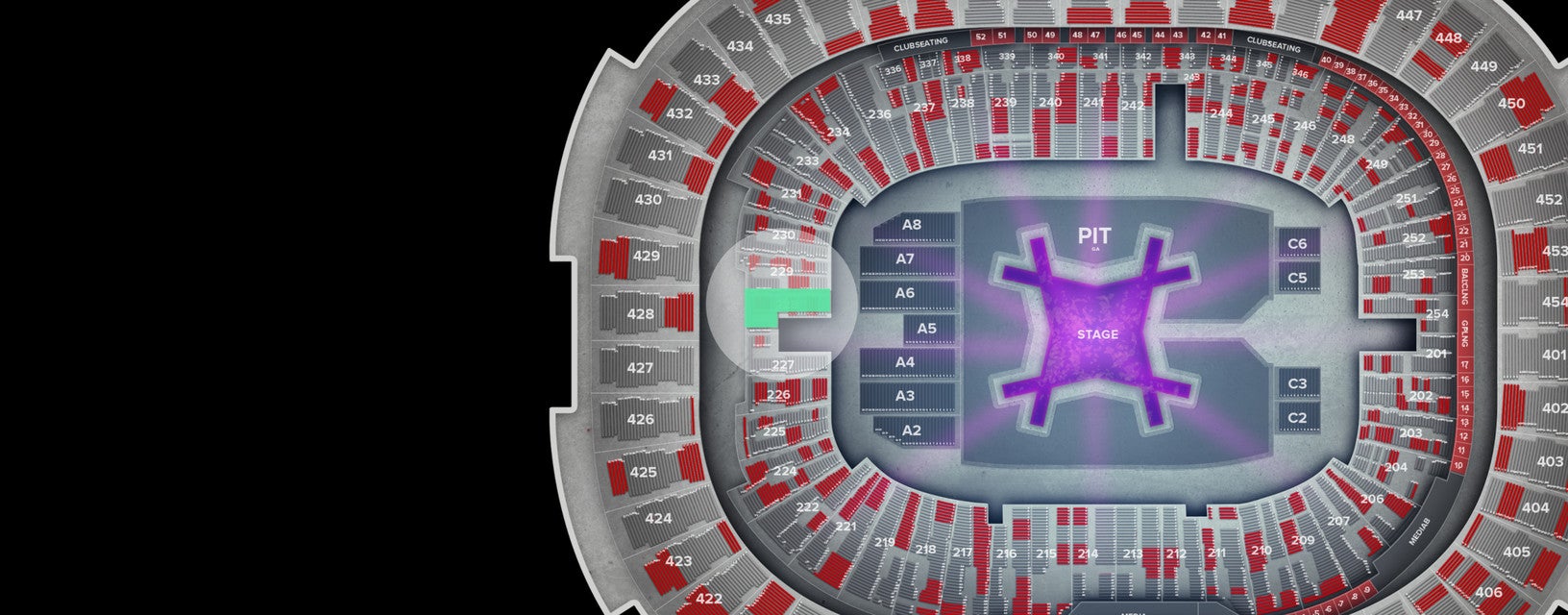 Seat view from Lower