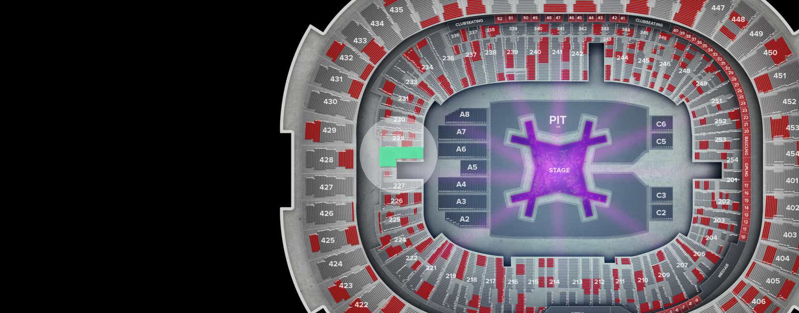Seat view from Lower
