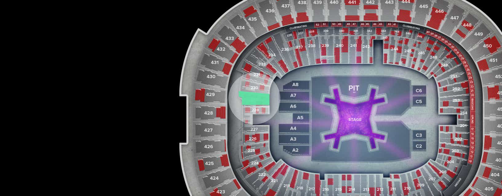 Seat view from Lower