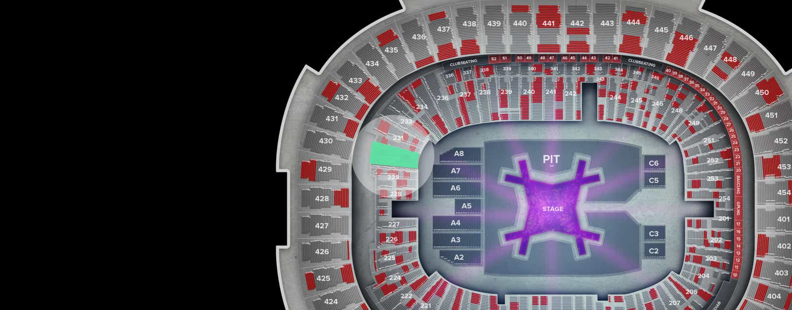 Seat view from Lower