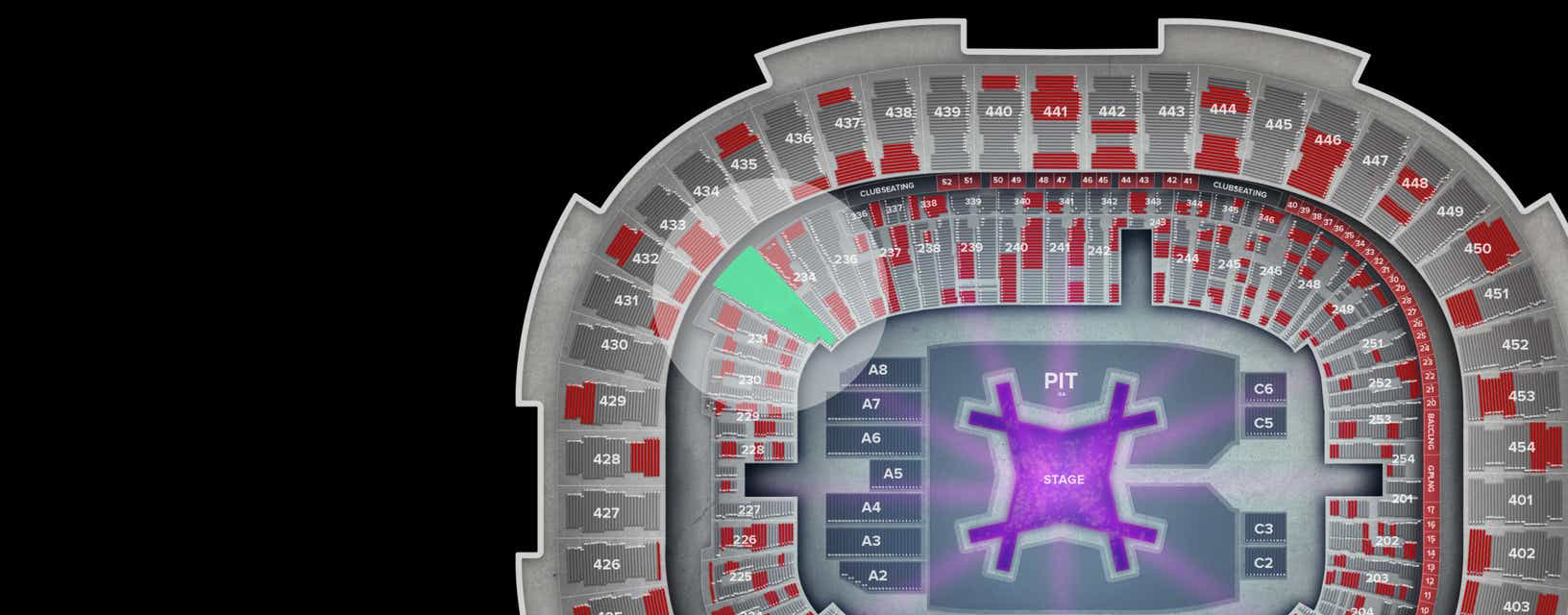 Seat view from Lower