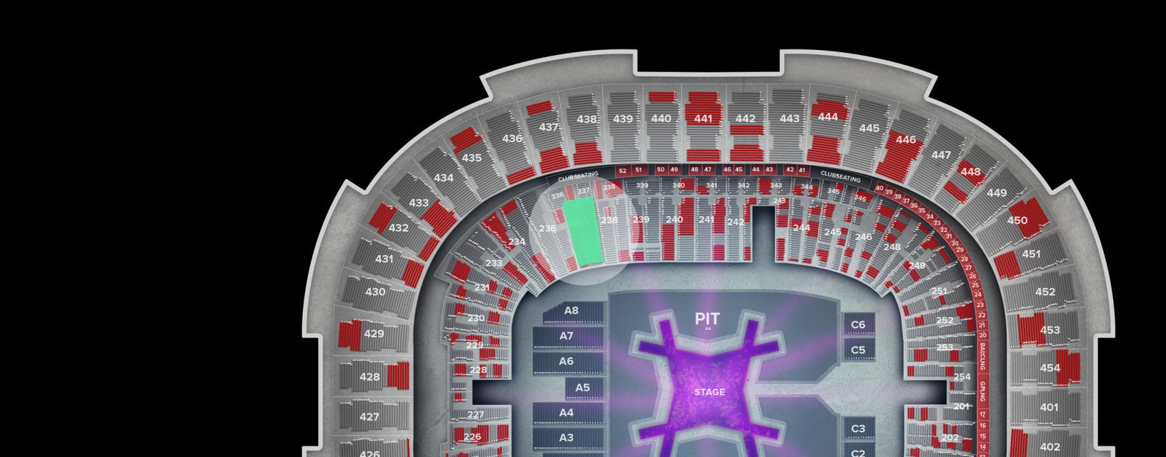 Seat view from Lower