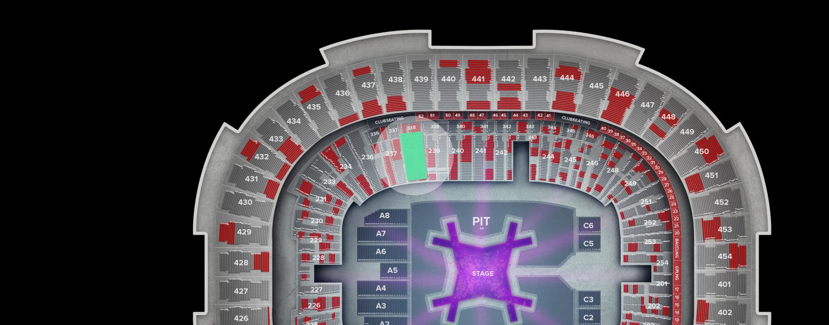 Seat view from Lower