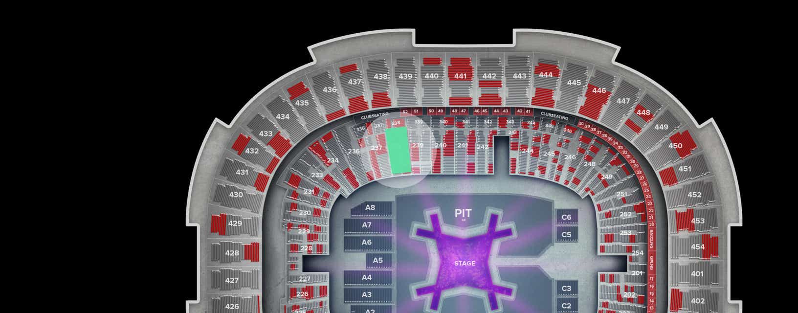 Seat view from Lower