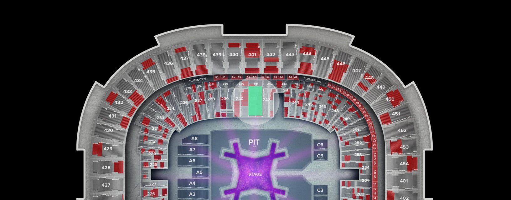 Seat view from Lower