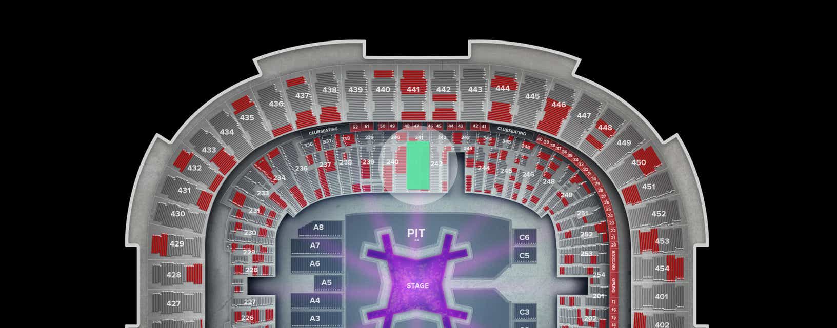 Seat view from Lower