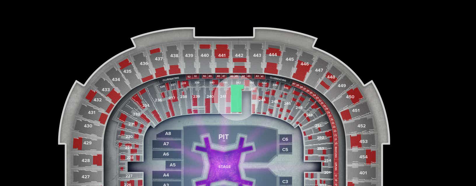 Seat view from Lower