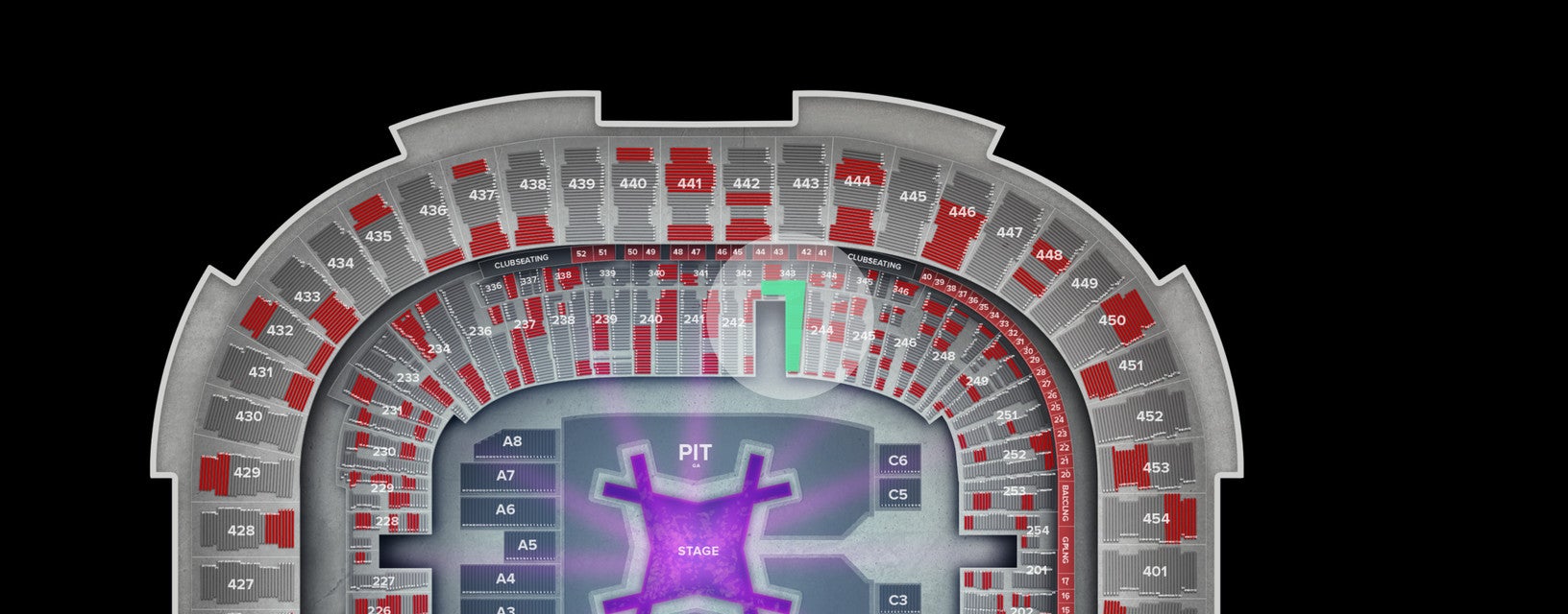 Seat view from Lower