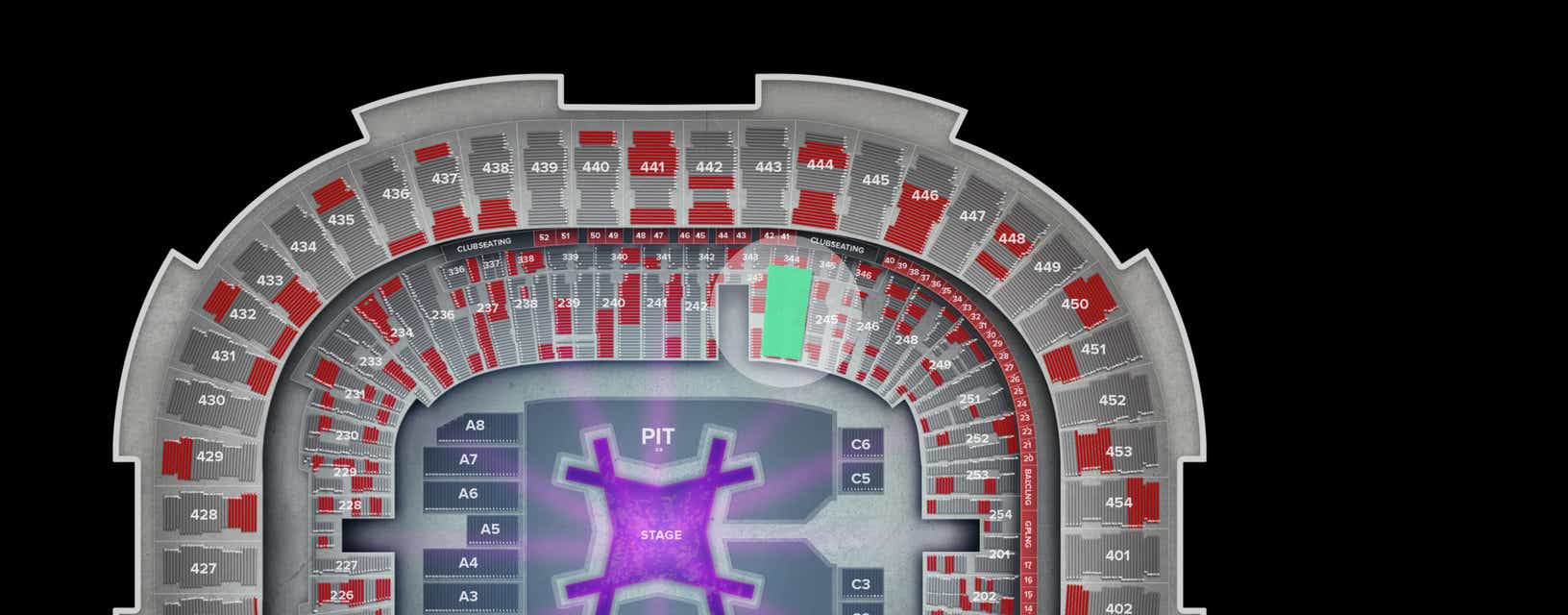 Seat view from Lower