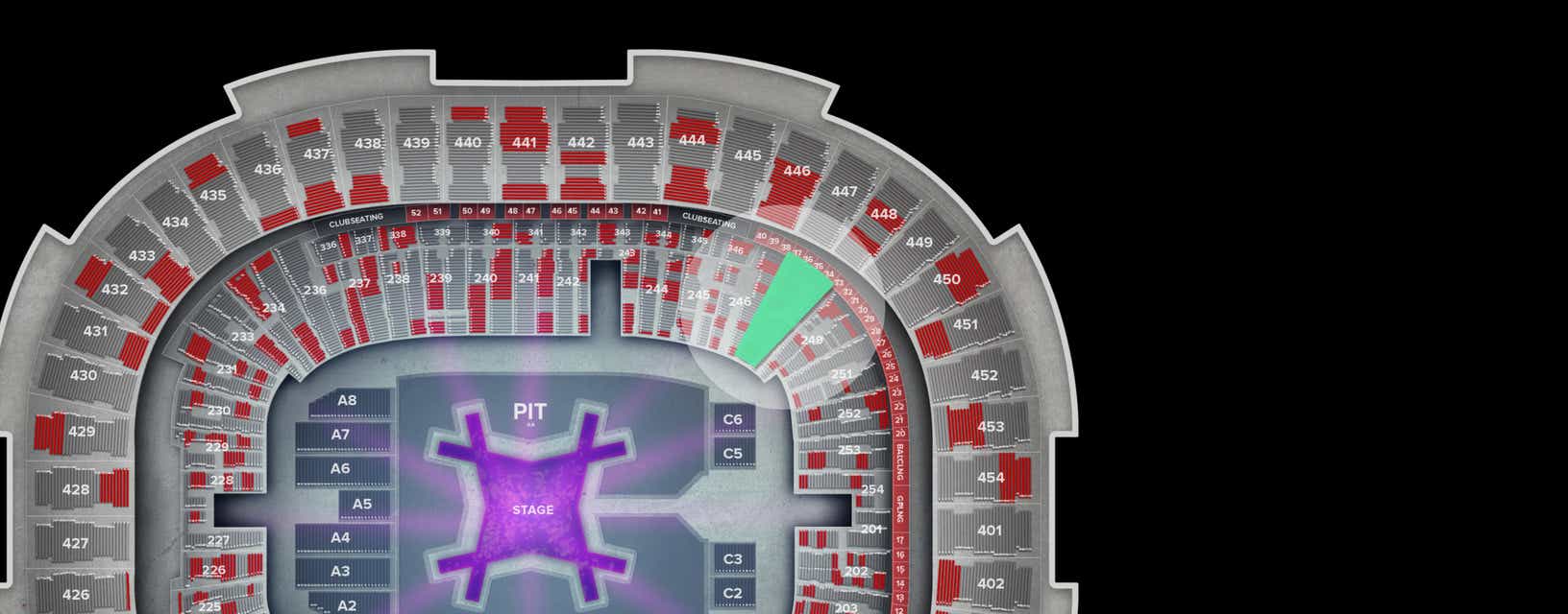 Seat view from Lower